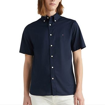 Men's Tommy Hilfiger Short Sleeve Oxford Button-Down Shirt