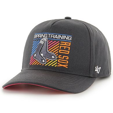 Men's '47 Charcoal Boston Red Sox 2023 Spring Training Reflex Hitch Snapback Hat