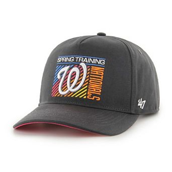 Men's '47 Charcoal Washington Nationals 2023 Spring Training Reflex Hitch Snapback Hat