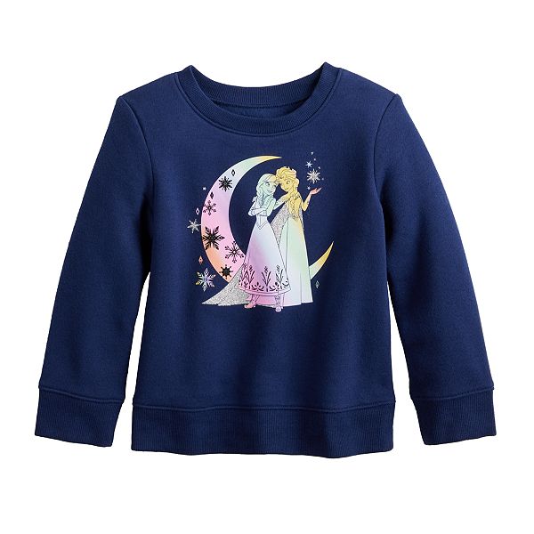 Disney's Frozen Anna & Elsa Baby & Toddler Girl Fleece Pullover Sweater