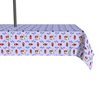 Water Repellent, Outdoor, 100% Polyester, 60x120", Nutcracker Fairy Tale