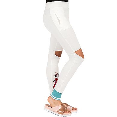 Akira French Terry Embroidery Ankle Jogger Pants