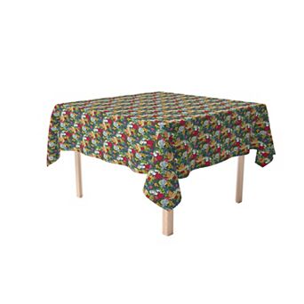 Square Tablecloth, 100% Polyester, 60x60", Happy Jewish New Year