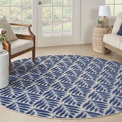 Nourison Aloha Tropical Floral Outdoor Rug