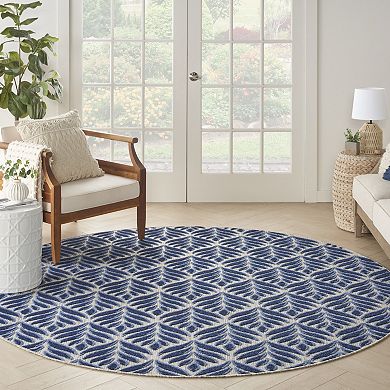 Nourison Aloha Tropical Floral Outdoor Rug