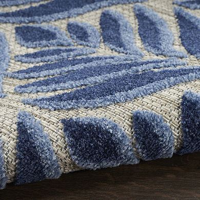 Nourison Aloha Tropical Floral Outdoor Rug