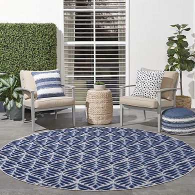 Nourison Aloha Tropical Floral Outdoor Rug