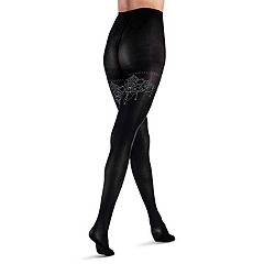 Kohls womens black clearance tights