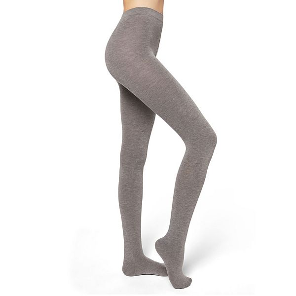 Women's LECHERY® European Made Gray Cotton Tights