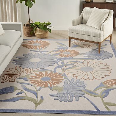 Nourison Aloha Bold Floral Outdoor Rug