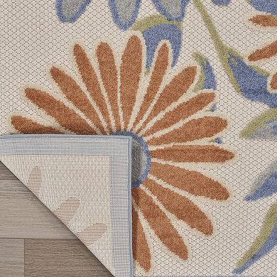 Nourison Aloha Bold Floral Outdoor Rug