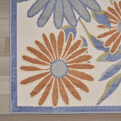 Nourison Aloha Bold Floral Outdoor Rug