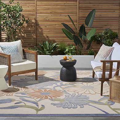 Nourison Aloha Bold Floral Outdoor Rug