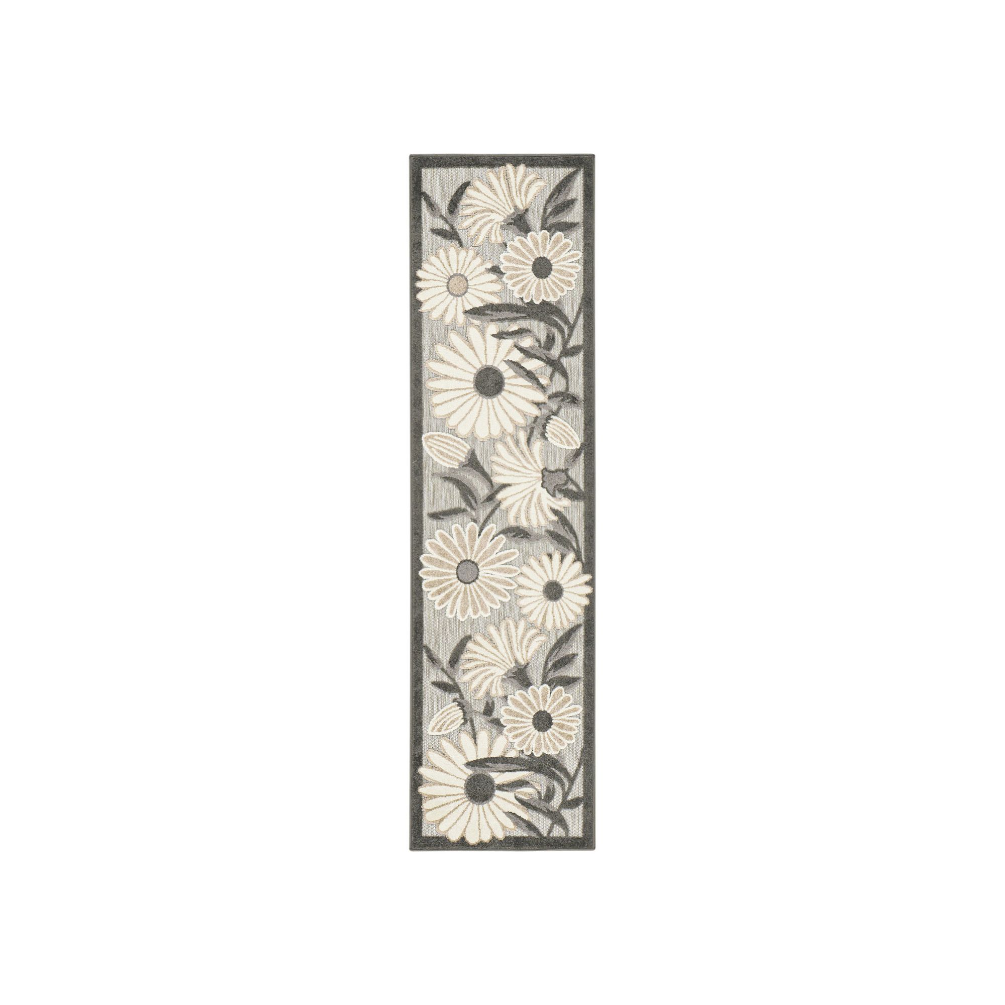 Nourison Aloha Bold Floral Outdoor Rug, Beige