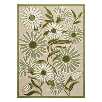 Nourison Aloha Bold Floral Outdoor Rug