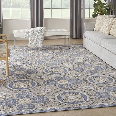 Nourison Aloha Floral Tropical Indoor/Outdoor Rug