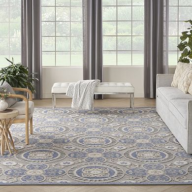 Nourison Aloha Floral Tropical Indoor/Outdoor Rug