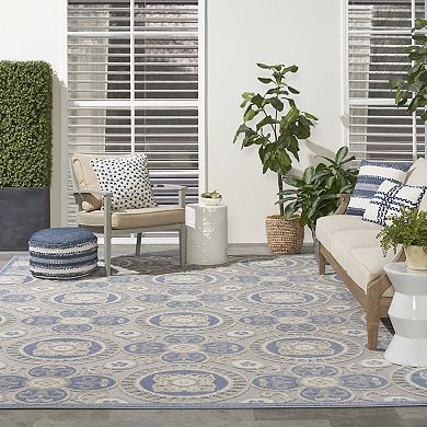 Nourison Aloha Floral Tropical Indoor/Outdoor Rug