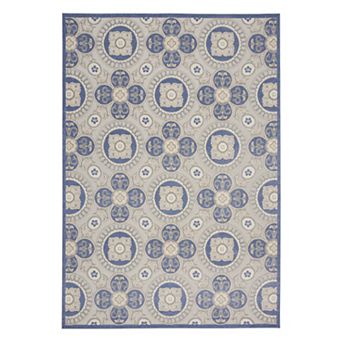 Nourison Aloha Floral Tropical Indoor/Outdoor Rug