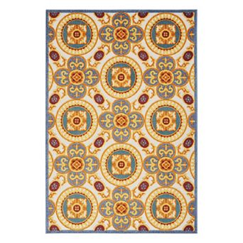 Nourison Aloha Floral Tropical Indoor/Outdoor Rug