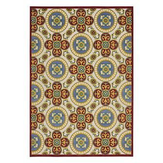 Nourison Aloha Floral Tropical Indoor/Outdoor Rug