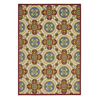 Nourison Aloha Floral Tropical Indoor/Outdoor Rug