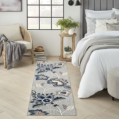 Nourison Aloha Contemporary Floral Outdoor Rug