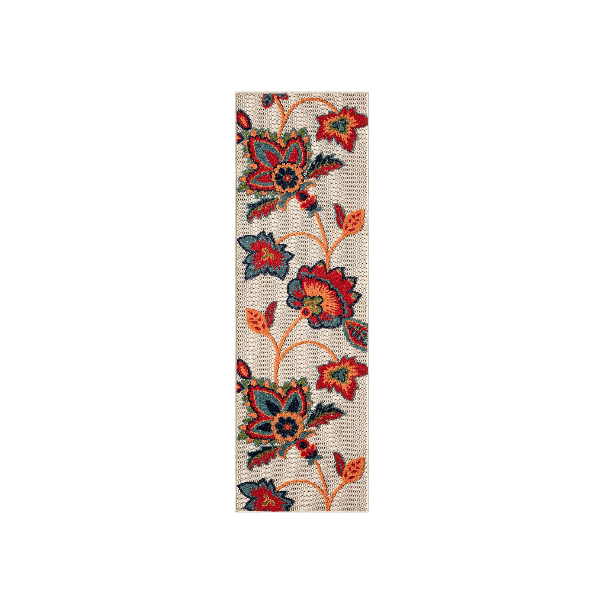Nourison Aloha Contemporary Floral Outdoor Rug, Multicolor