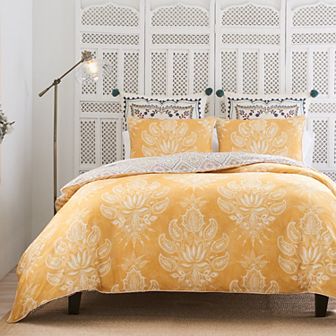 Heirlooms Of India Landour 3 pc Reversible Comforter Set with Shams
