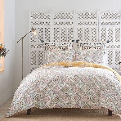 Heirlooms Of India Landour 3-piece Reversible Comforter Set with Shams