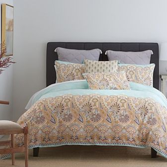 Heirlooms Of India Puri 3 pc Reversible Comforter Set with Shams