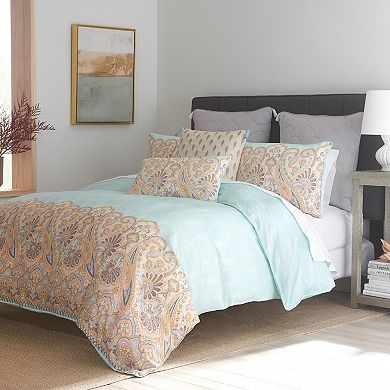 Heirlooms Of India Puri 3-piece Reversible Comforter Set with Shams