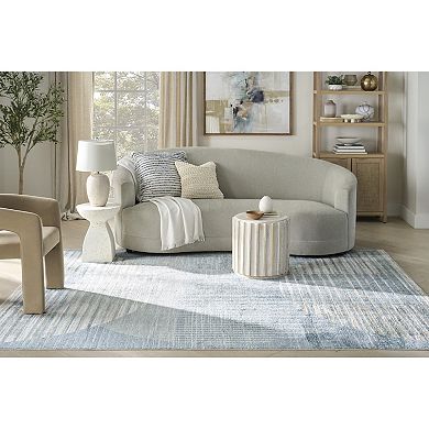 Nourison Astra Geometric Mid-Century Modern Washable Indoor Rug