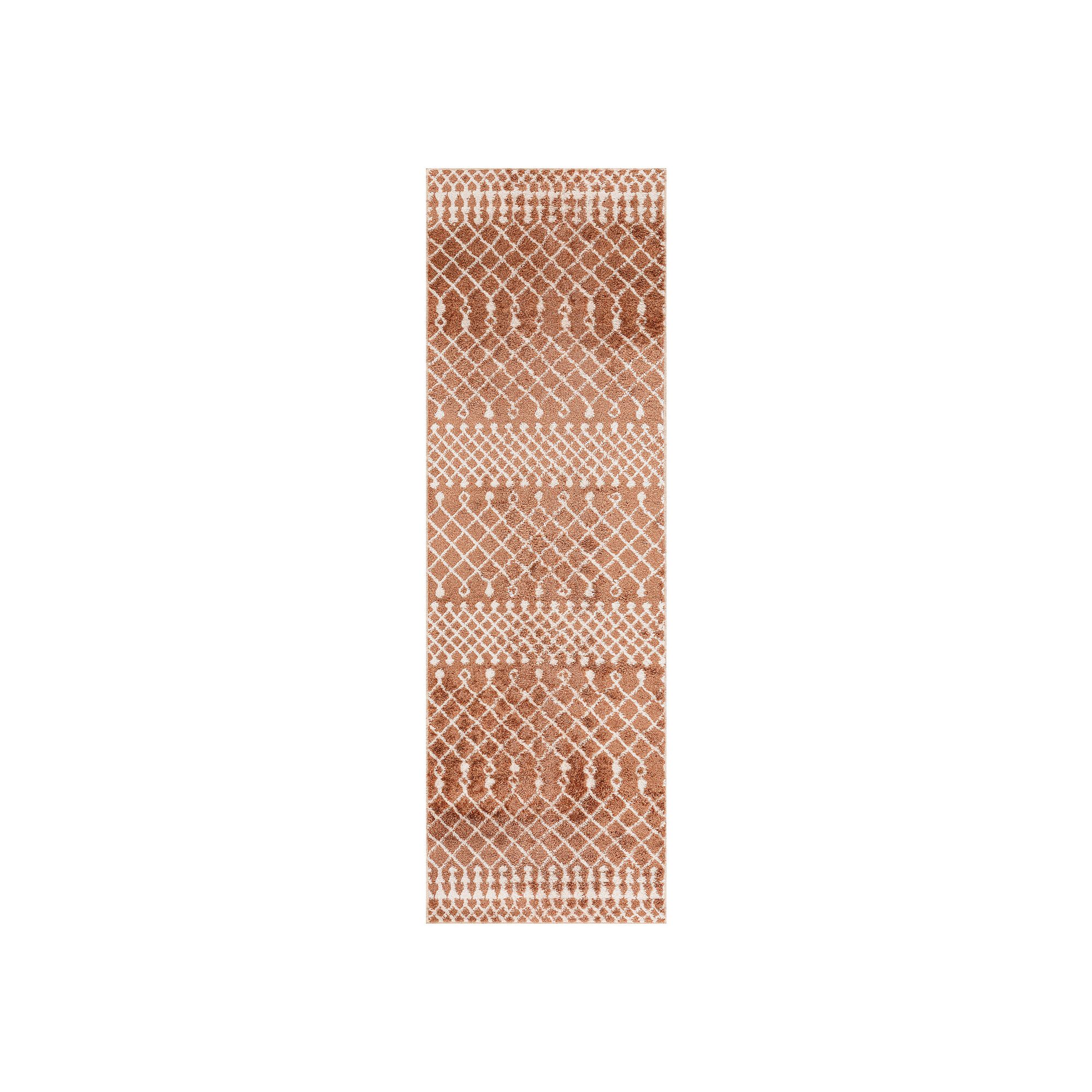 Nourison Astra Moroccan Washable Indoor Rug, Brown