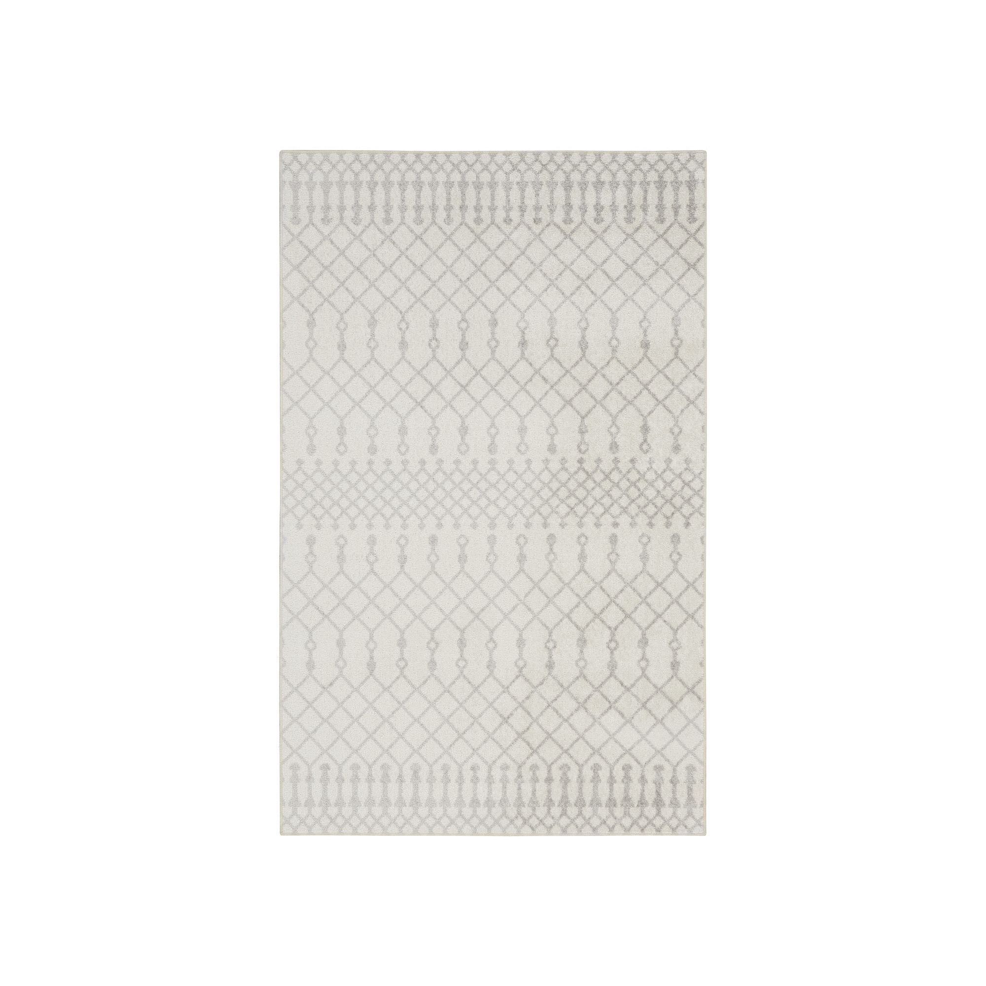 Nourison Astra Moroccan Washable Indoor Rug, Ivory