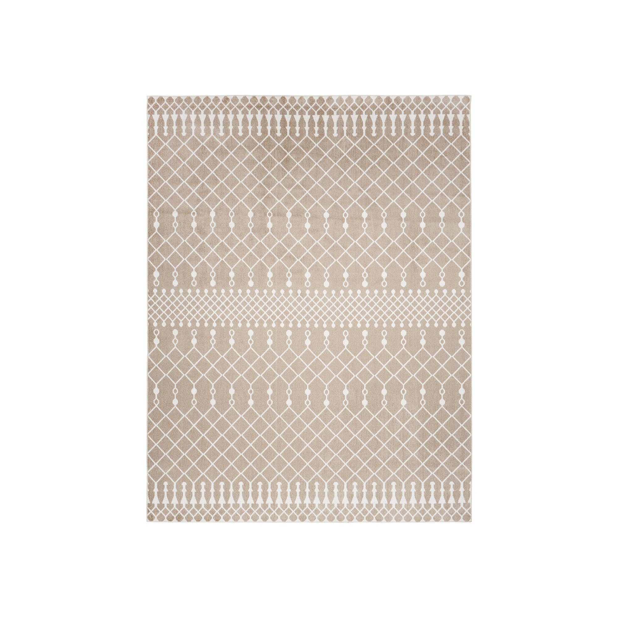 Nourison Astra Moroccan Washable Indoor Rug, Brown
