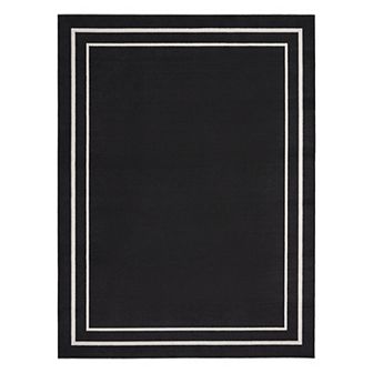 Nourison Essentials Contemporary Bordered Indoor/Outdoor Rug