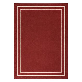 Nourison Essentials Contemporary Bordered Indoor/Outdoor Rug