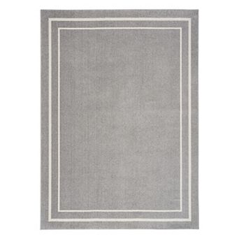 Nourison Essentials Contemporary Bordered Indoor/Outdoor Rug