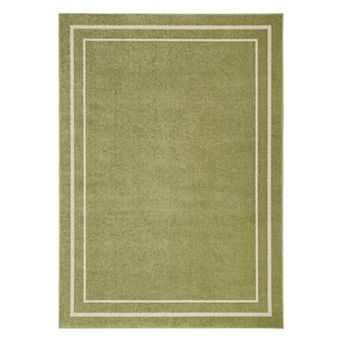 Nourison Essentials Contemporary Bordered Indoor/Outdoor Rug