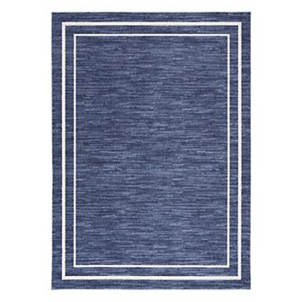 Nourison Essentials Contemporary Bordered Indoor/Outdoor Rug