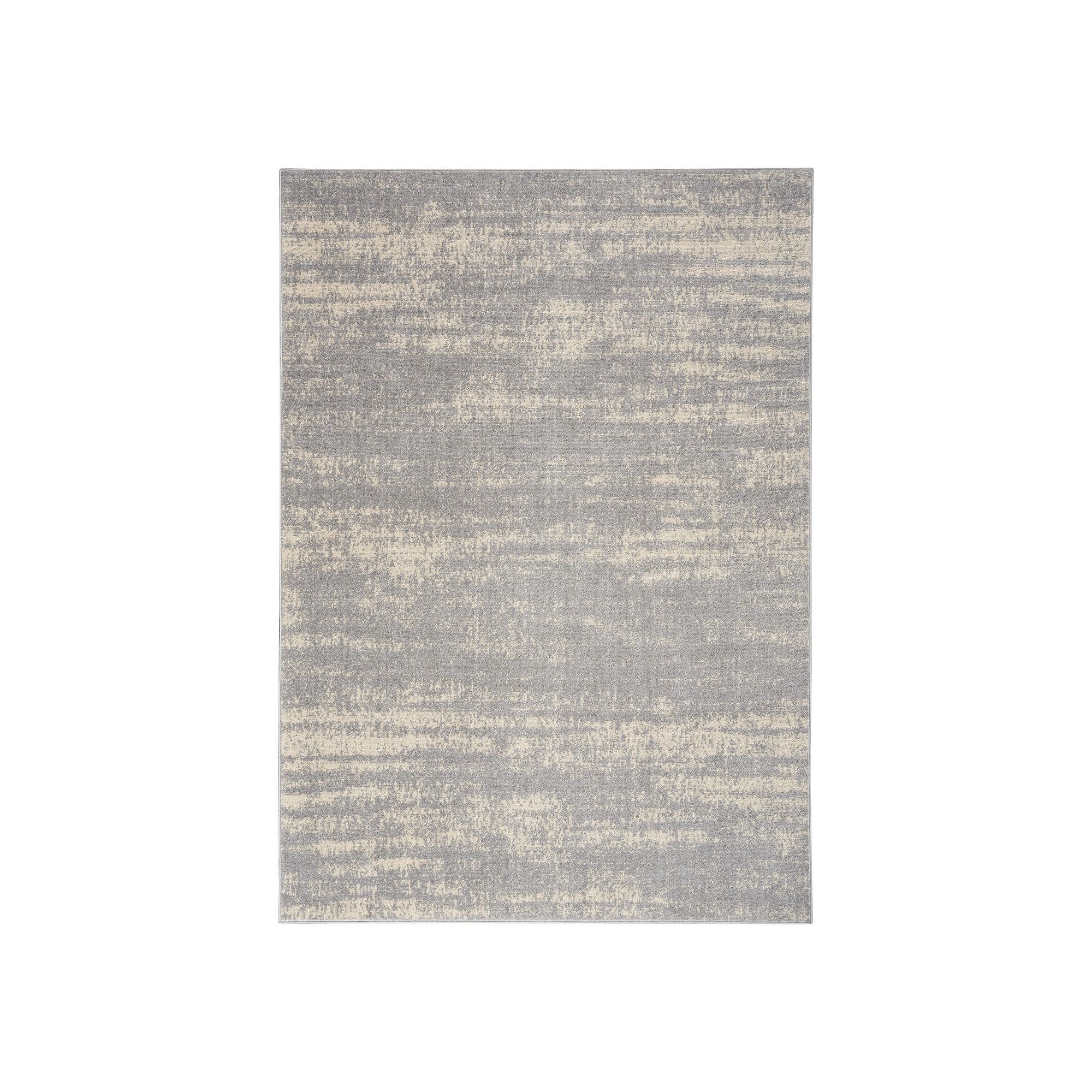 Nourison Essentials Modern Abstract Indoor Outdoor Rug, Gray Beige