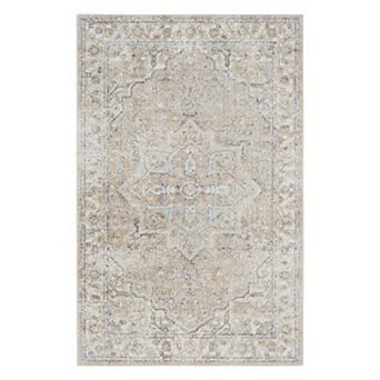 Nourison Astra Vintage Medallion Washable Indoor Rug