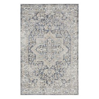 Nourison Astra Vintage Medallion Washable Indoor Rug
