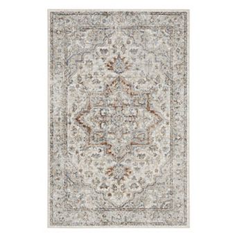 Nourison Astra Vintage Medallion Washable Indoor Rug