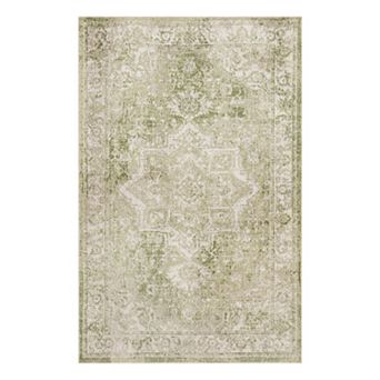 Nourison Astra Vintage Medallion Washable Indoor Rug