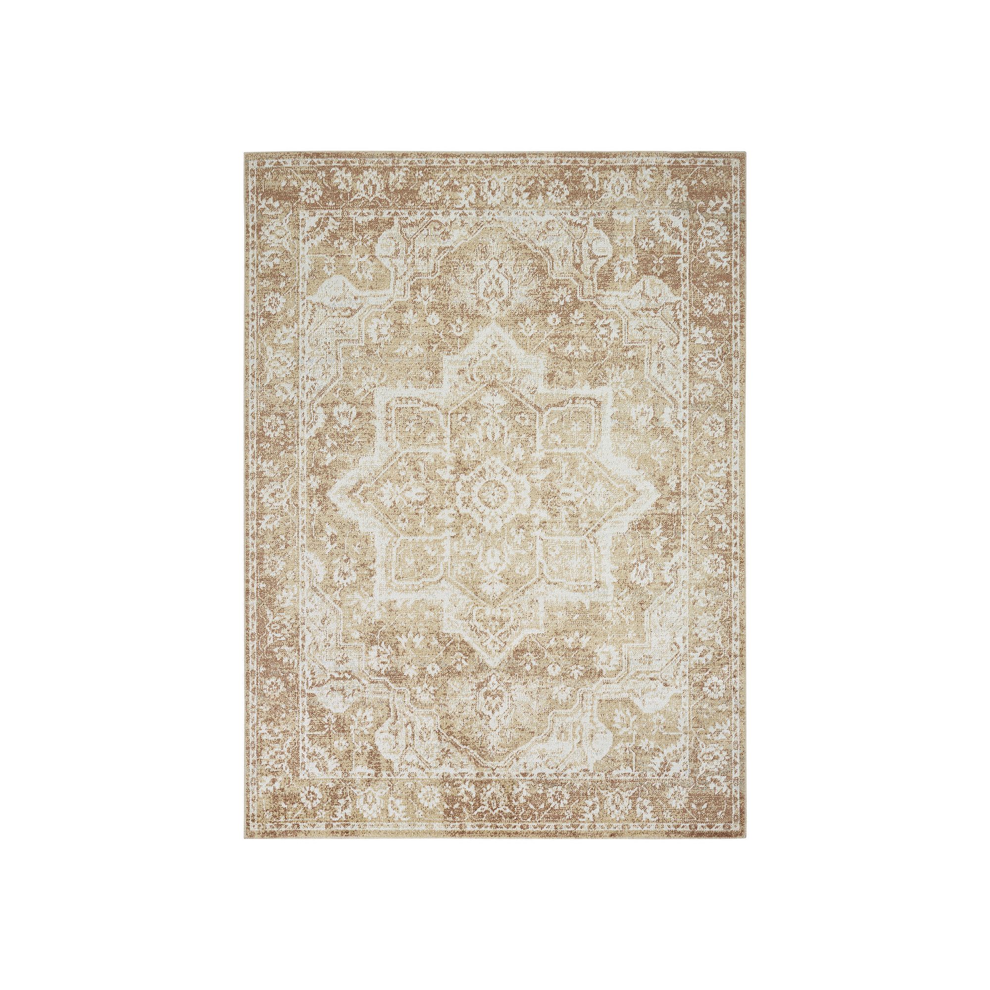 Nourison Astra Vintage Medallion Washable Indoor Rug, Red