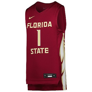 Youth Nike Garnet Florida State Seminoles Team Replica Basketball Jersey