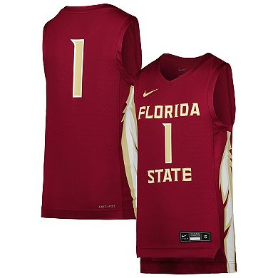 Youth Nike Garnet Florida State Seminoles Team Replica Basketball Jersey
