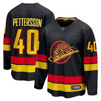 Men's Fanatics Branded Elias Pettersson Black Vancouver Canucks Alternate - 2022/23 Premier Breakaway Player Jersey